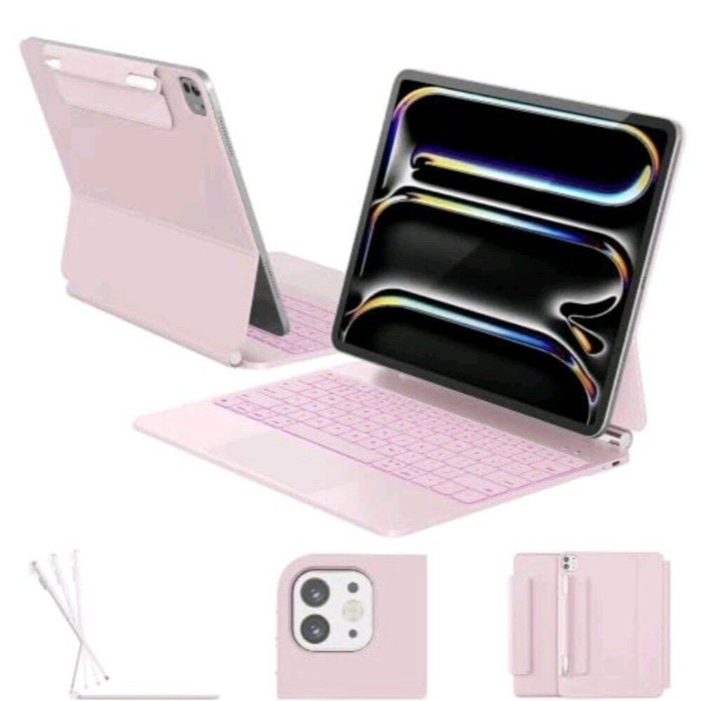 RAYMCRAFT for iPad Pro 13-inch Case with Keyboard (M5/M4, 2025/2024) T65-02
